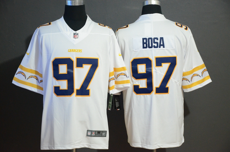Men's Los Angeles Chargers Joey Bosa #97 White Jersey